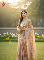 Silk Batik Printed Shari