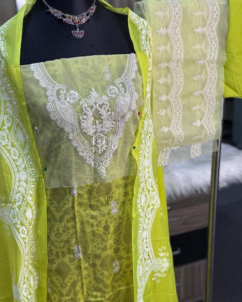 Pakistani Rangeeli unstitch Dress (Sajjo)