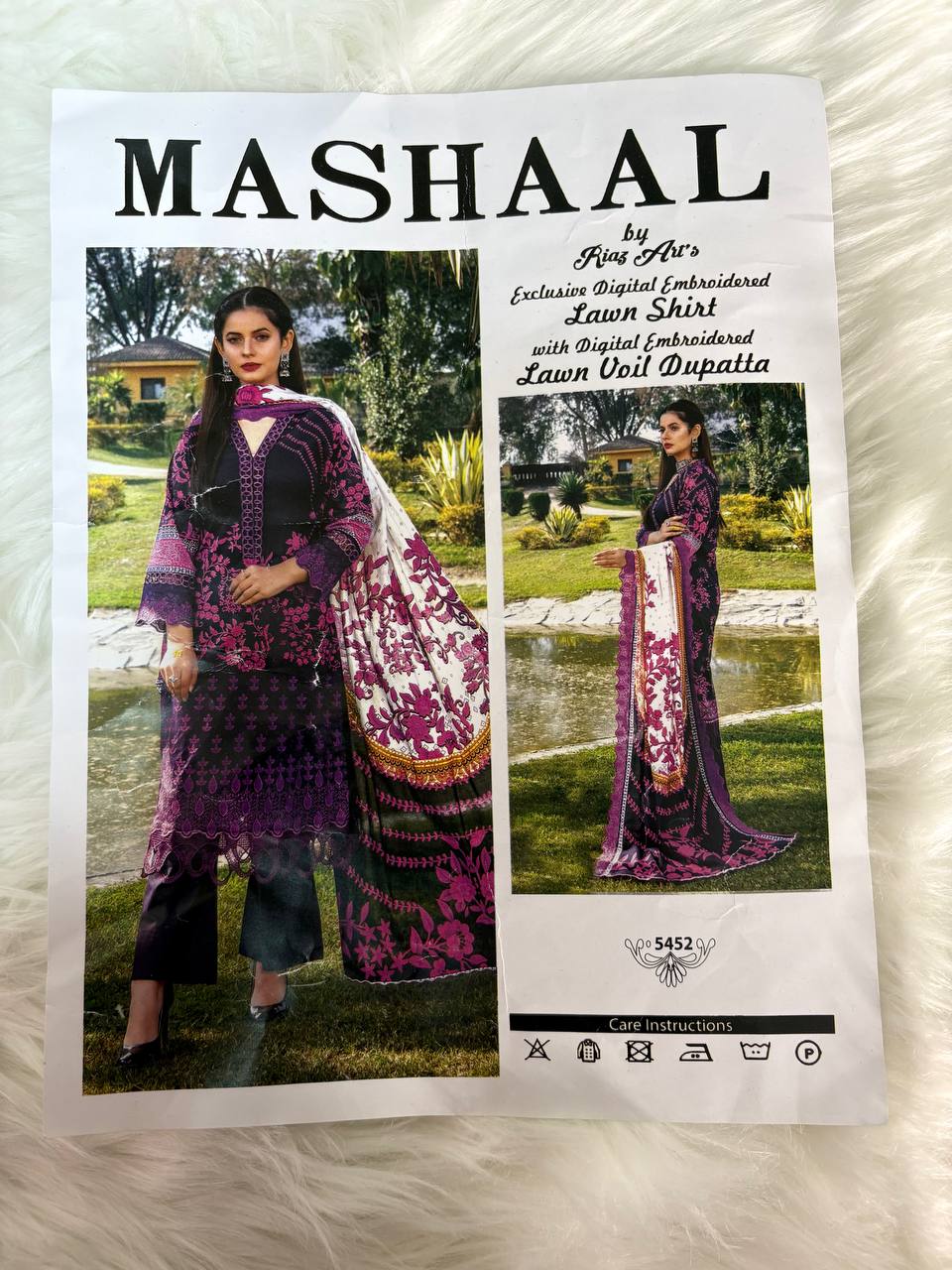 Mashaal Couture Pakistani Inspired Catalogue Unstitch 3 Piece