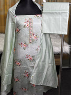 Soft Silk Embroidered