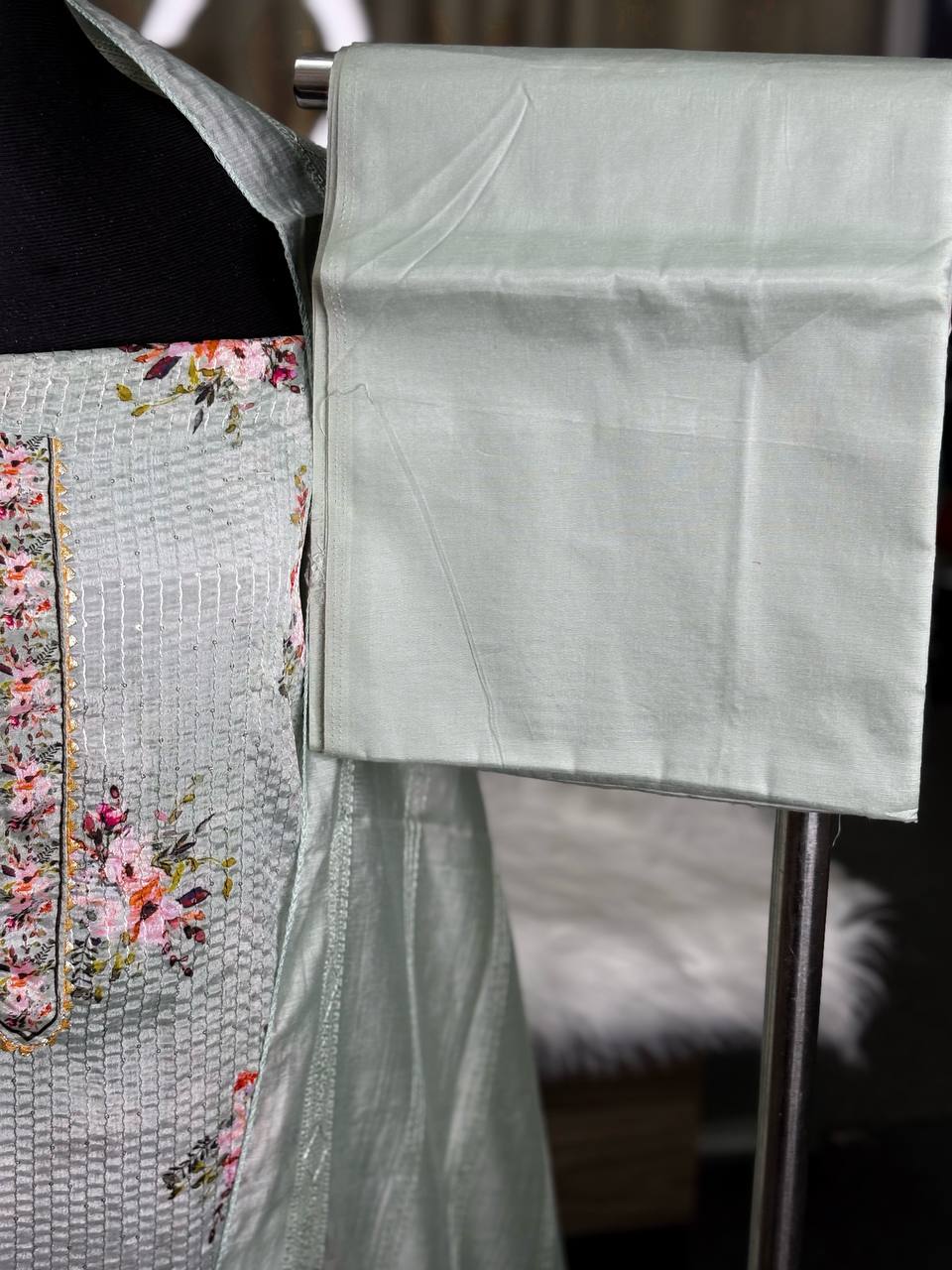 Soft Silk Embroidered