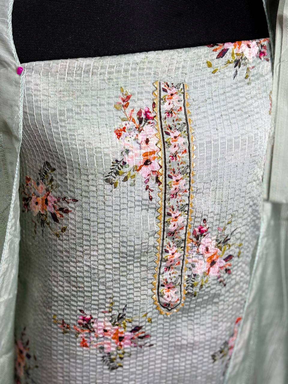 Soft Silk Embroidered