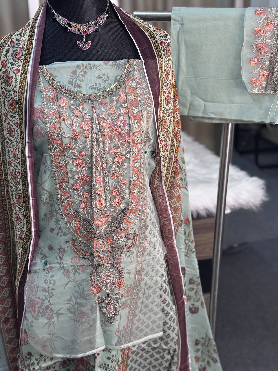 Pakistani Rangeeli unstitch Dress (CHAMBELI)