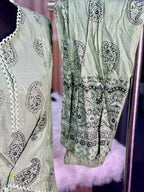 Block Printed Co-Ord Set (Mint)