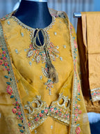 Pakistani Inspired Sadabahar 3 Piece (Mustard)