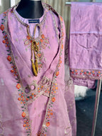 Pakistani Inspired Sadabahar 3 Piece (Pink)