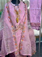 Pakistani Inspired Sadabahar 3 Piece (Pink)