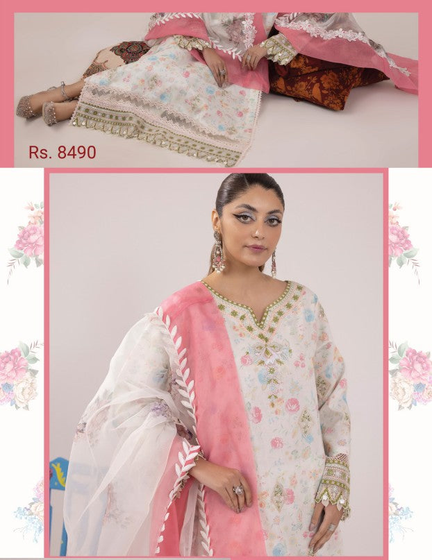 Pakistani Rangeeli unstitch Dress (NARGIS)